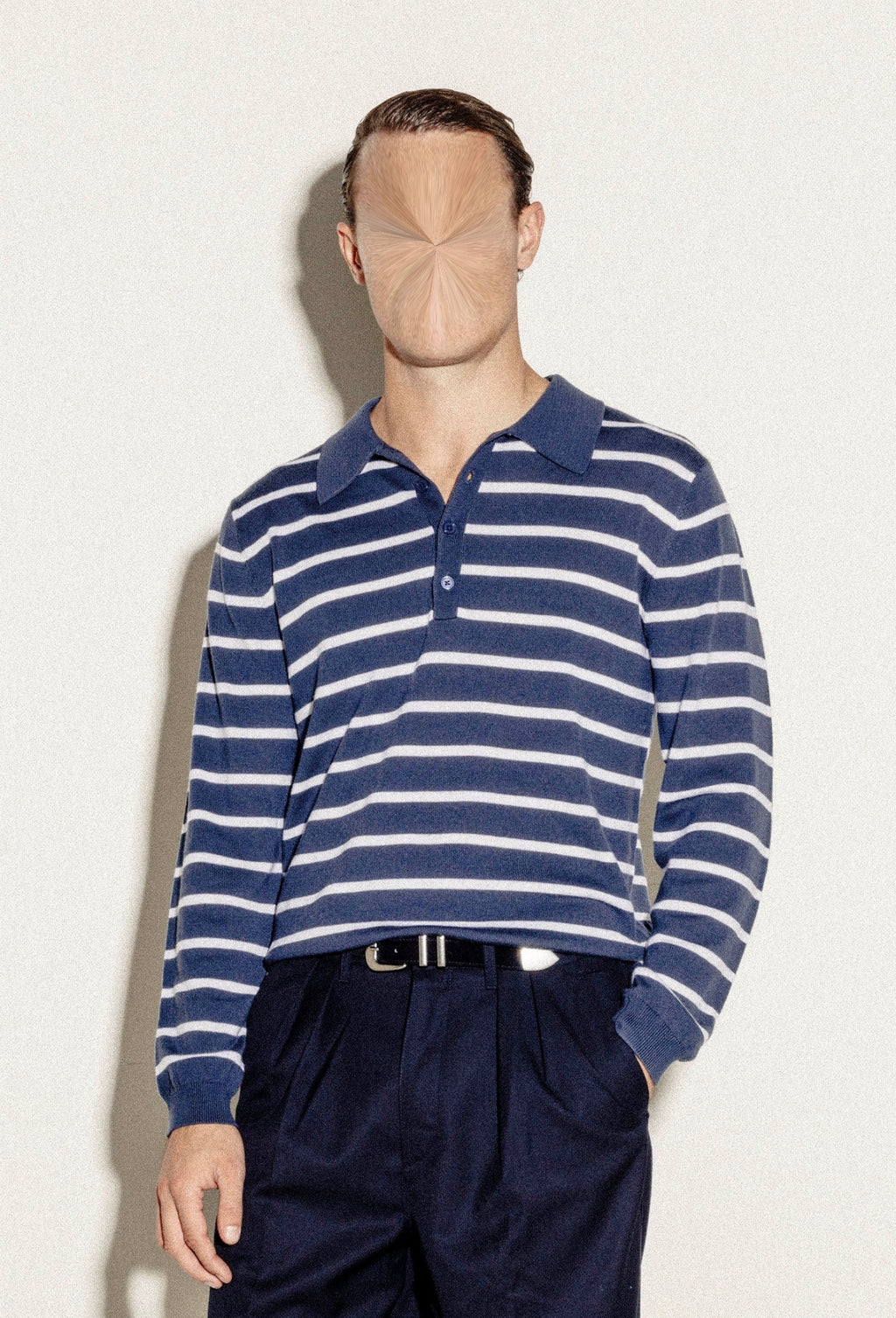 Haute Navy Stripe Polo