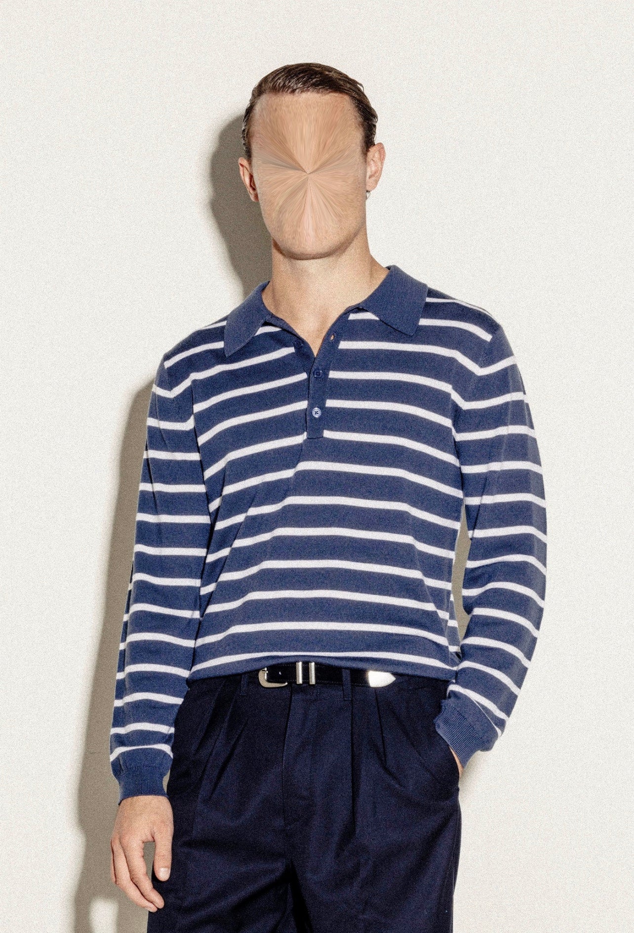 Haute Navy Stripe Polo