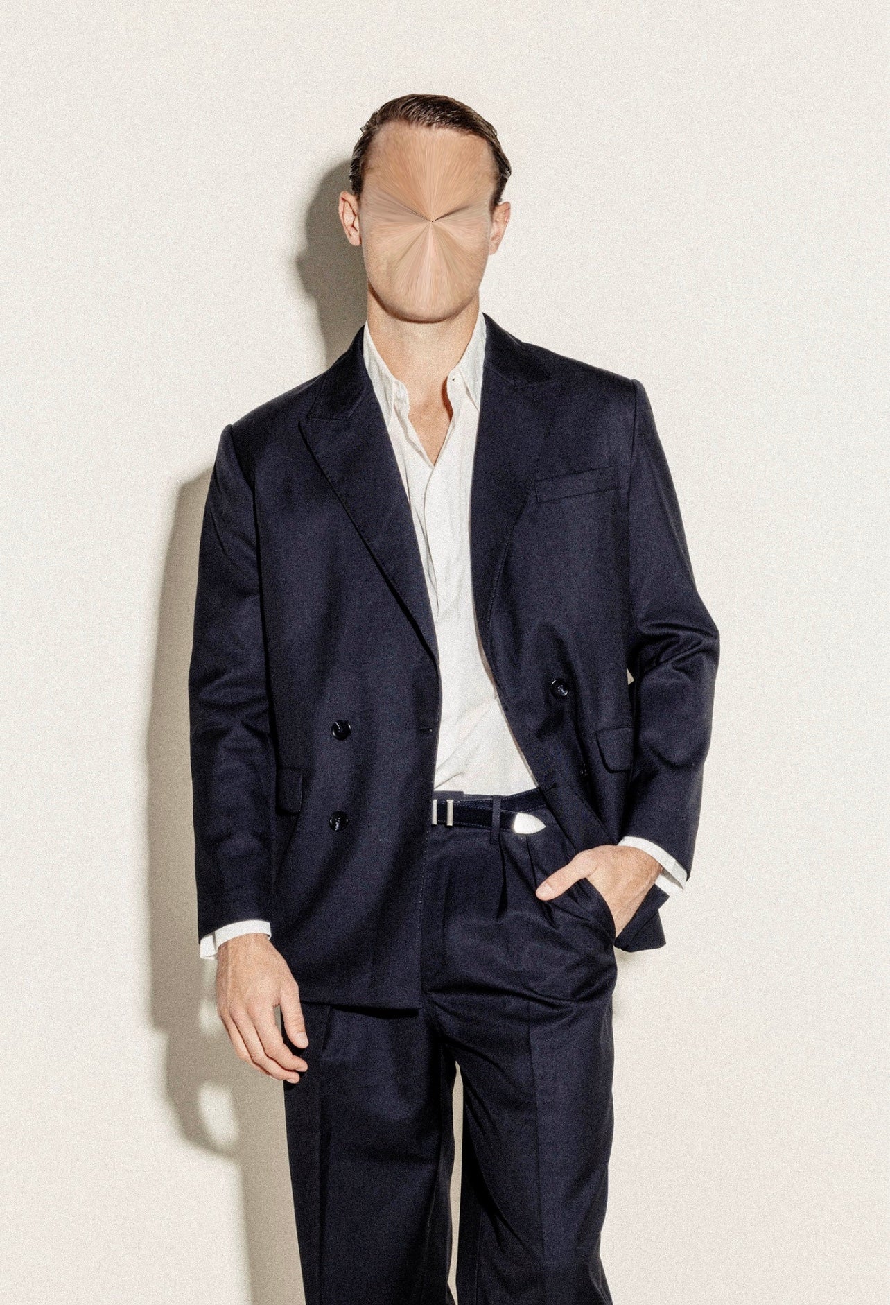 Haute Navy Double-Breasted Blazer