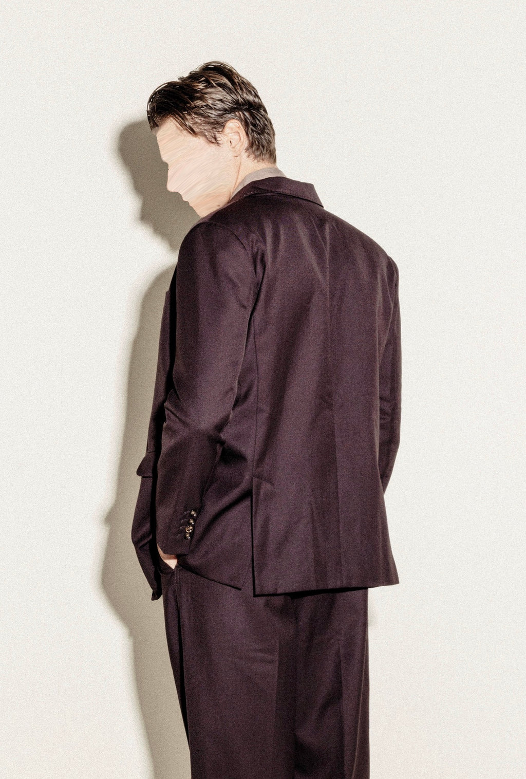 Haute Burgundy Double-Breasted Jacket