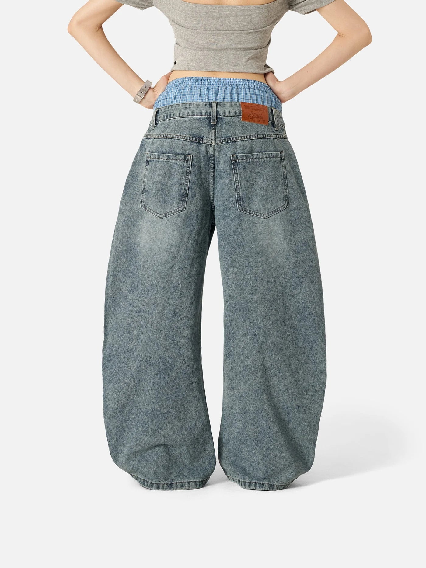 Jeans Raw Cut Denim
