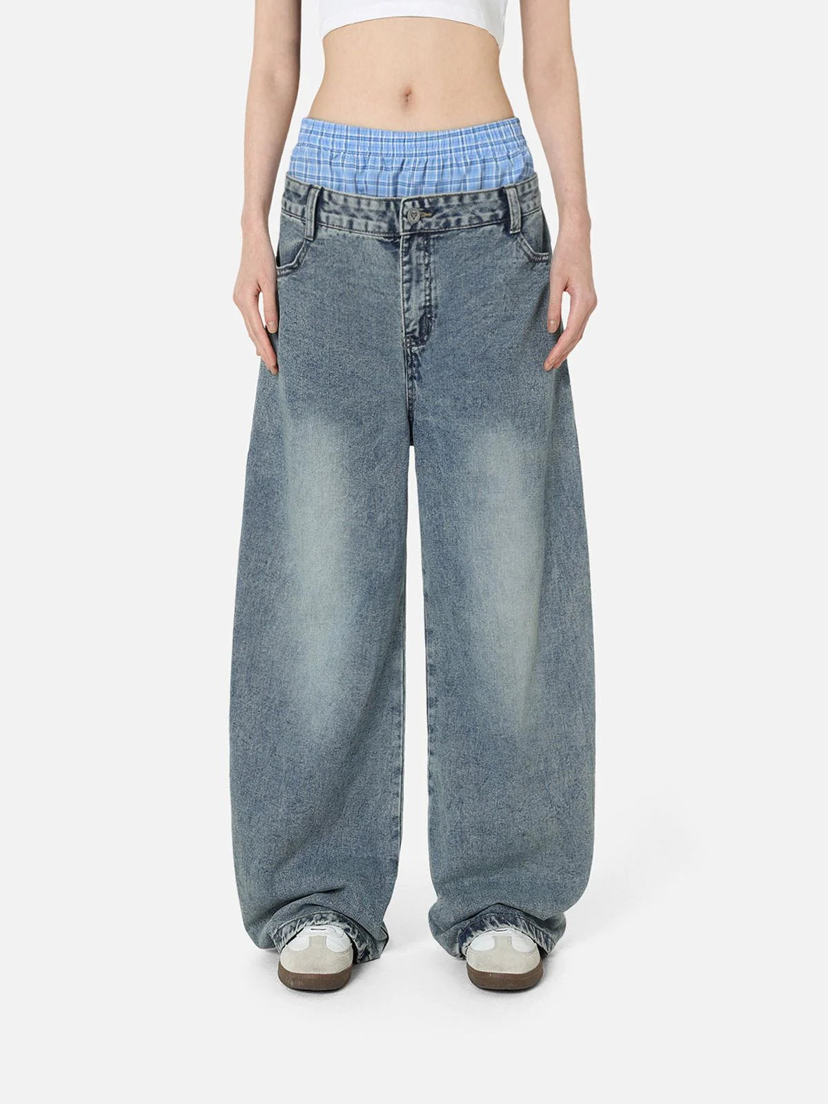 Jeans Raw Cut Denim