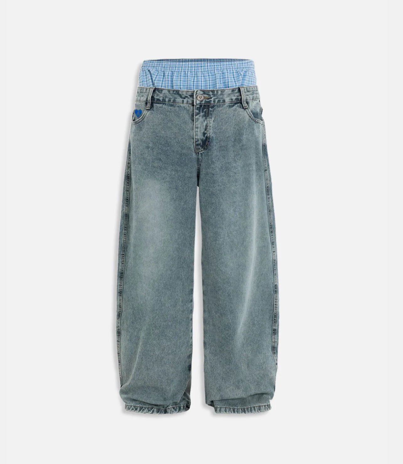 Jeans Raw Cut Denim