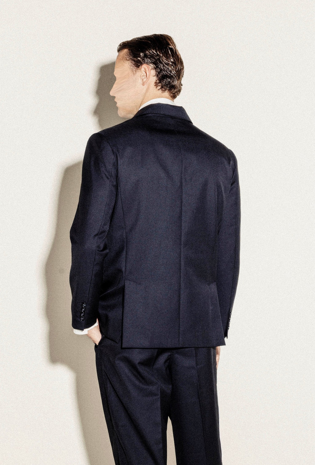 Haute Navy Double-Breasted Blazer