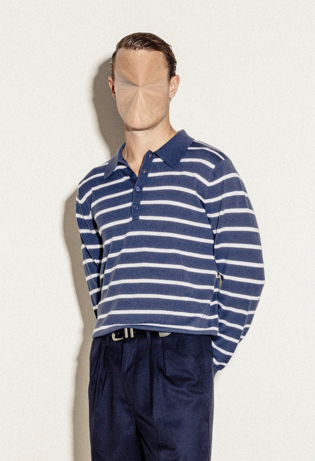 Haute Navy Stripe Polo