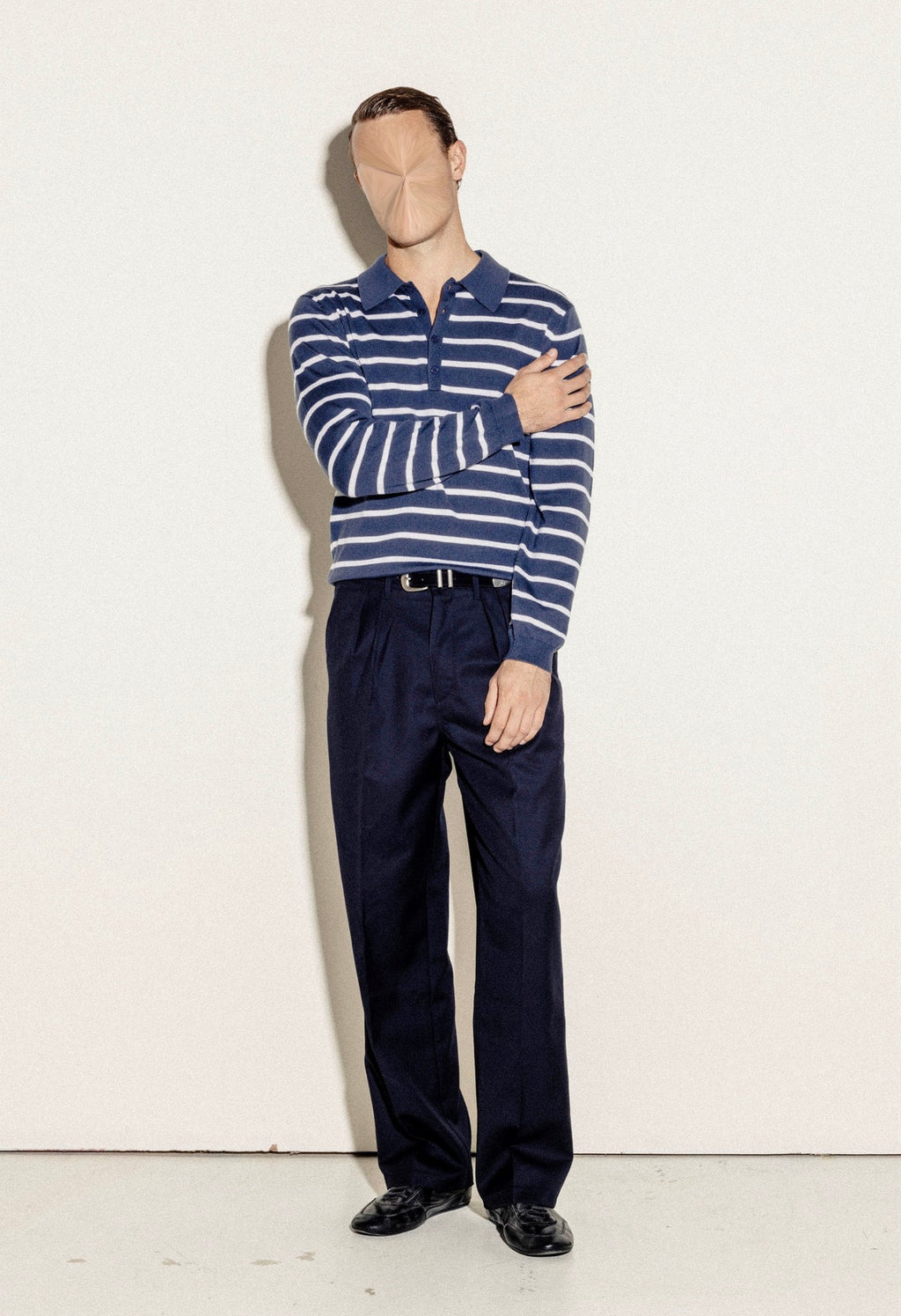 Haute Navy Stripe Polo