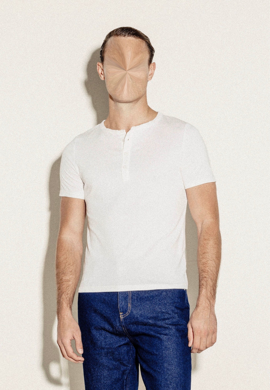 Haute Ivory Henley Shirt