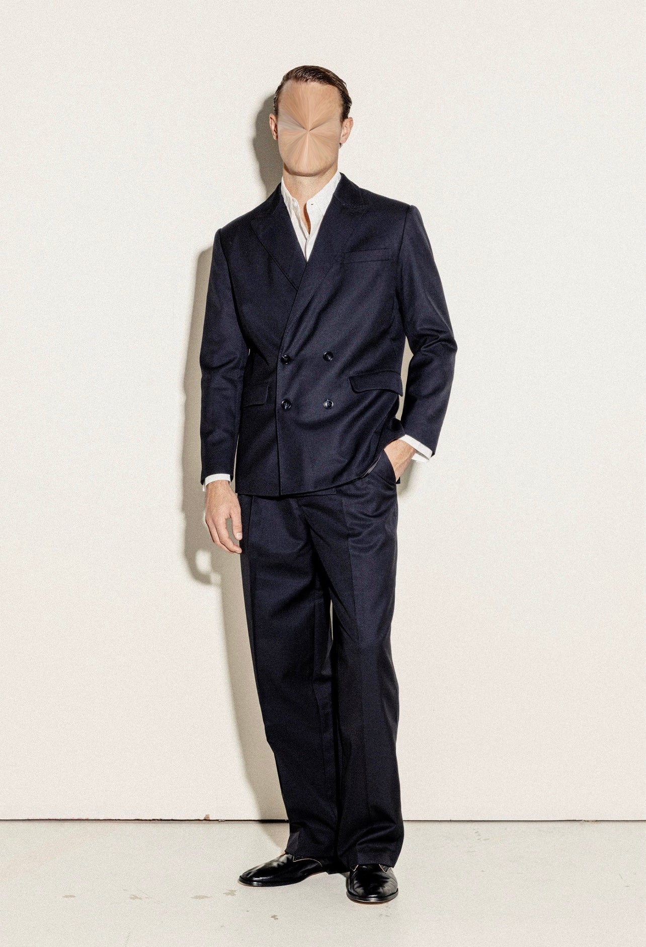 Haute Navy Double-Breasted Blazer